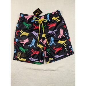 Baseballism x Ken Griffey Jr Sweet Swings Mesh Shorts Mens Medium Black‎ NWT